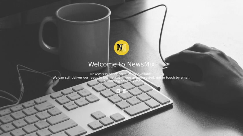 NewsMix Landing Page
