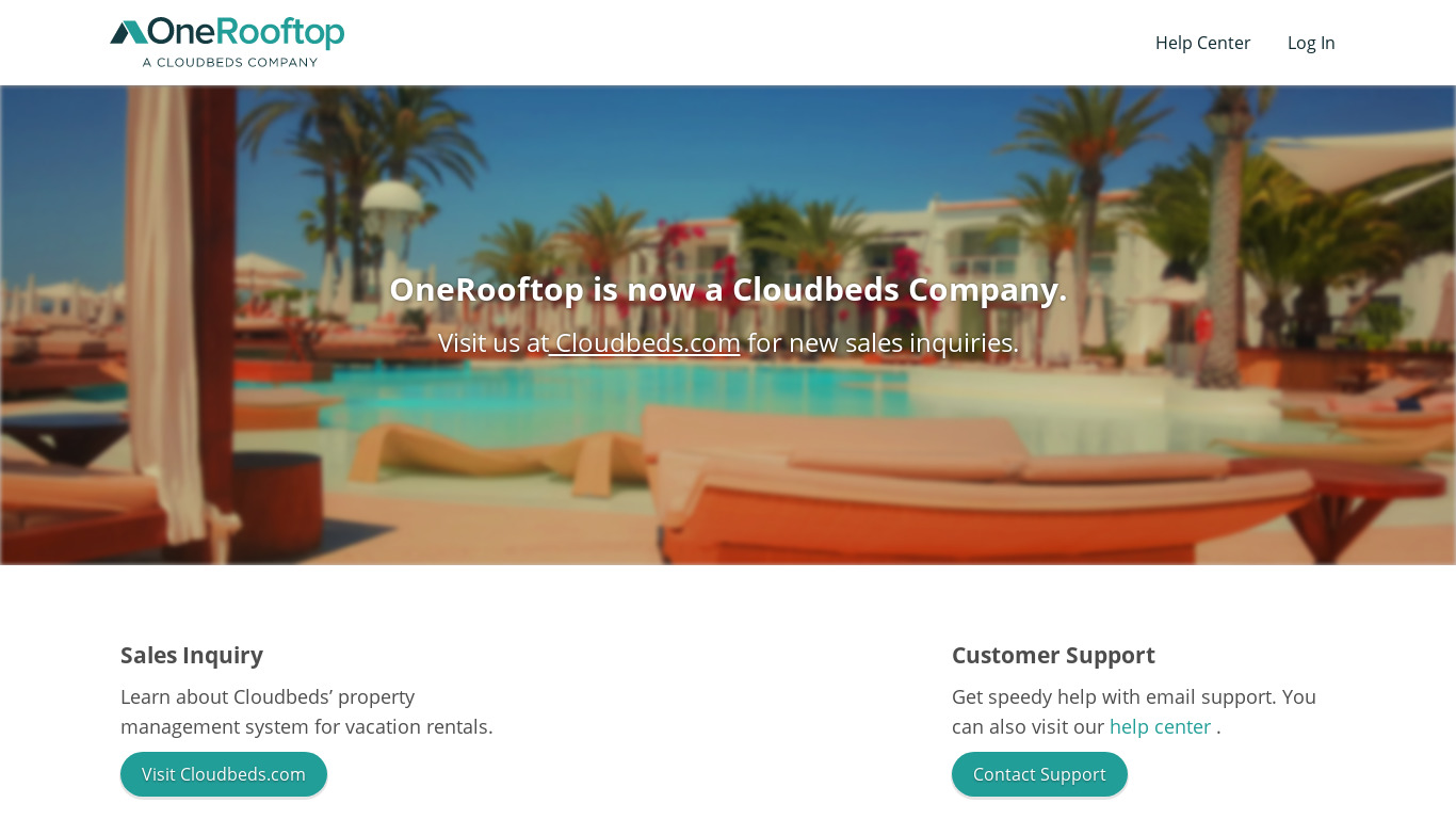 OneRooftop Landing page