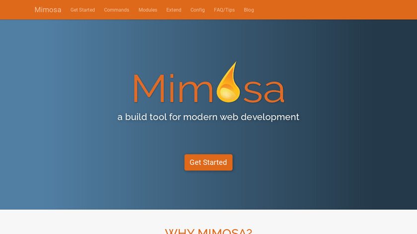 Mimosa Landing Page