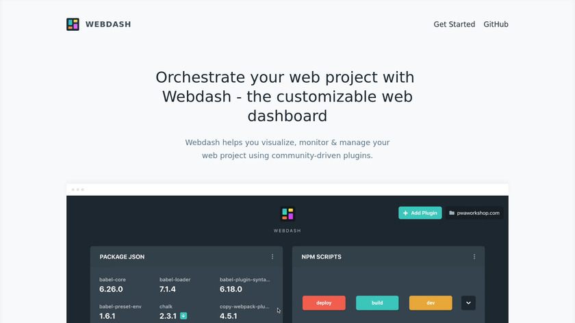 Webdash Landing Page