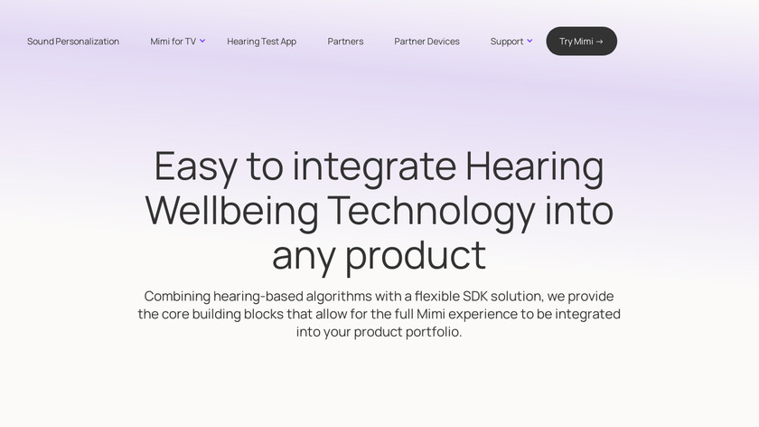 Mimi Music Android Landing Page