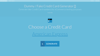 Dummy Card Generator image