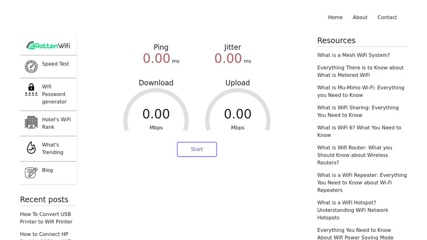 RottenWifi Landing Page