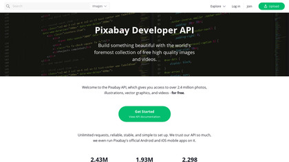 Pixabay API image