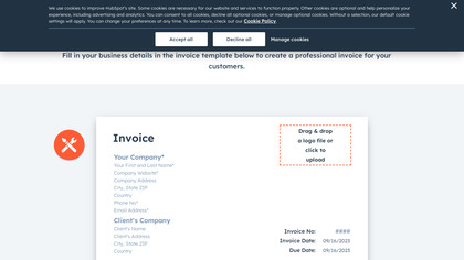 Free Invoice Template Generator image