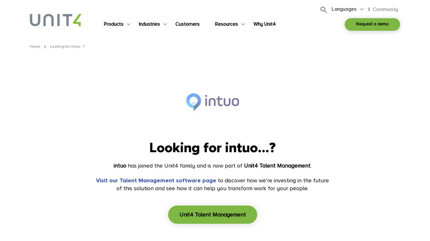 INTUO Landing Page