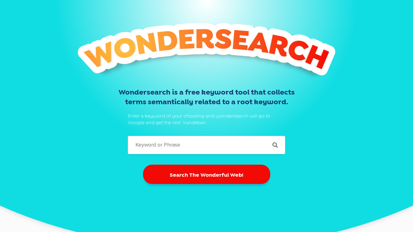 wondersear.ch WonderSearch Landing page