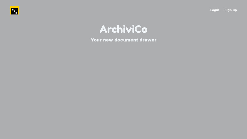 ArchiviCo Landing Page