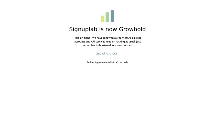 SignupLab Landing Page