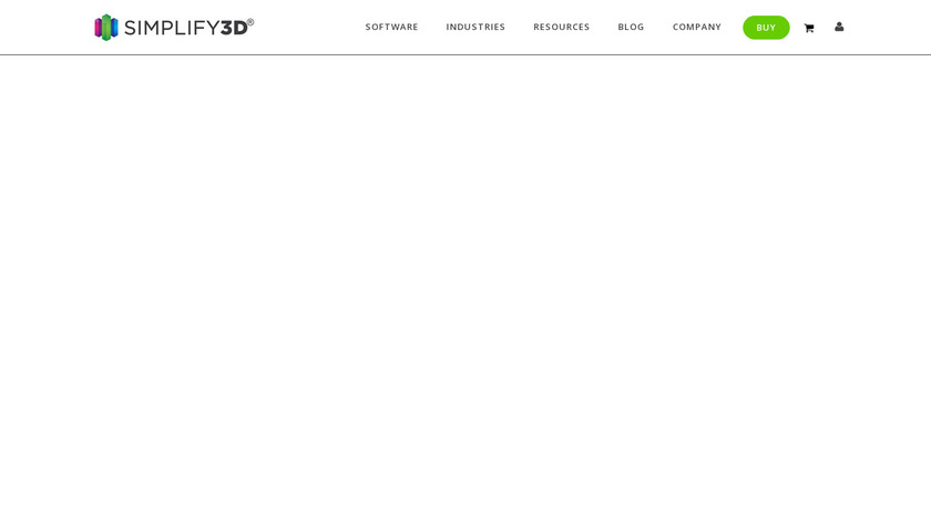 Simplify3D Landing Page