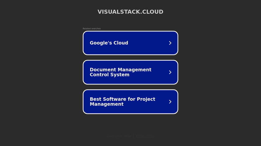VisualStack.cloud Landing Page