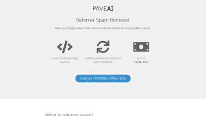 Referrer Spam Remover image