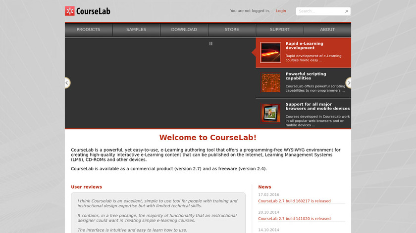 CourseLab Landing Page