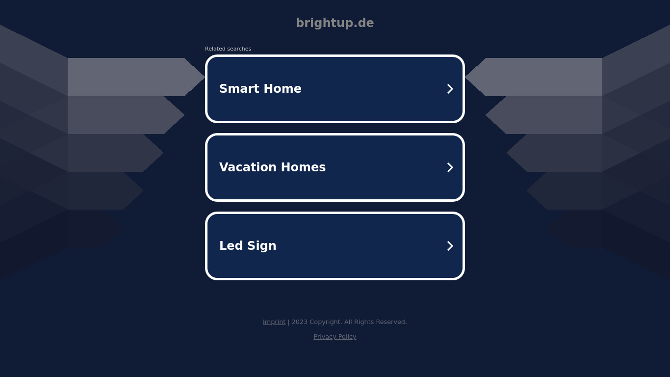 Brightup Landing page