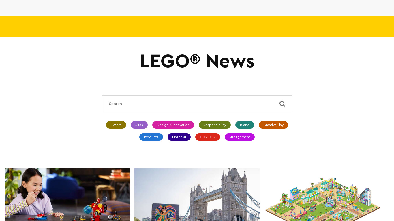 LEGO Hidden Side Landing page