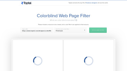 Colorblind Web Page Filter image