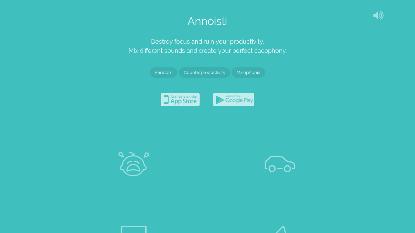 Annoisli Landing page