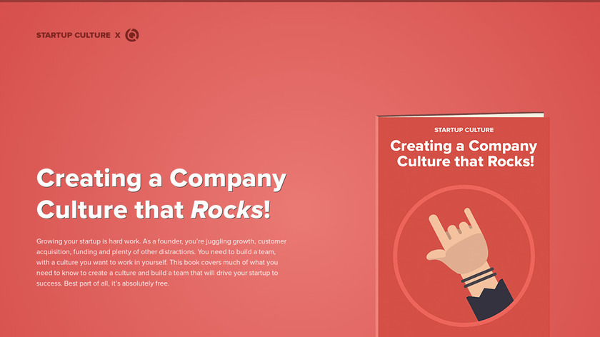Startup Culture Landing Page