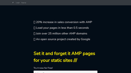 Amp My Site screenshot