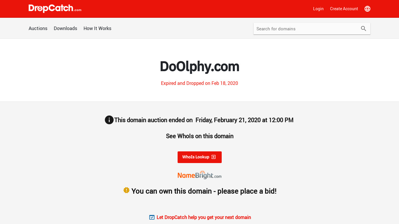 Doolphy Landing page