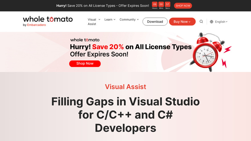 Visual Assist X Landing Page