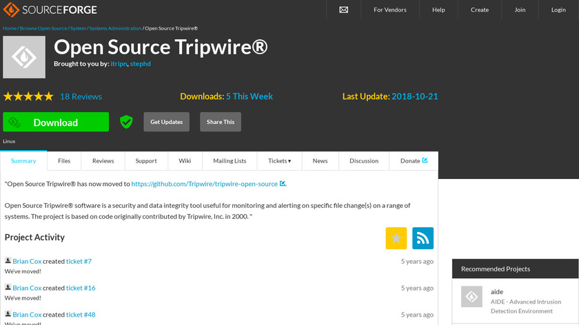 Tripwire Landing Page