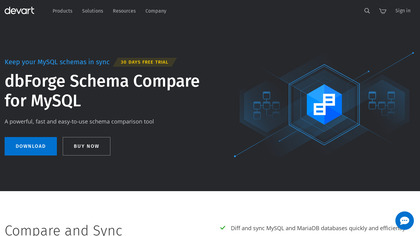  Devart Schema Compare for MySQL image