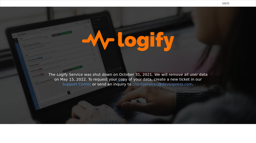 Logify Landing Page