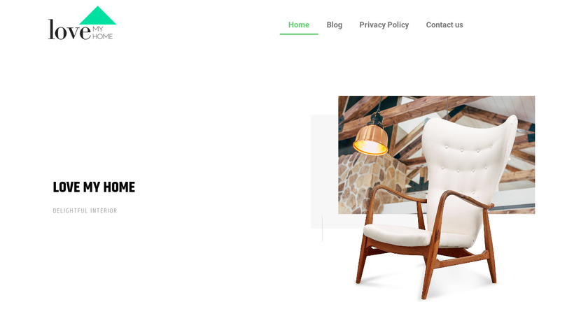 LoveMyHome Designer Landing Page
