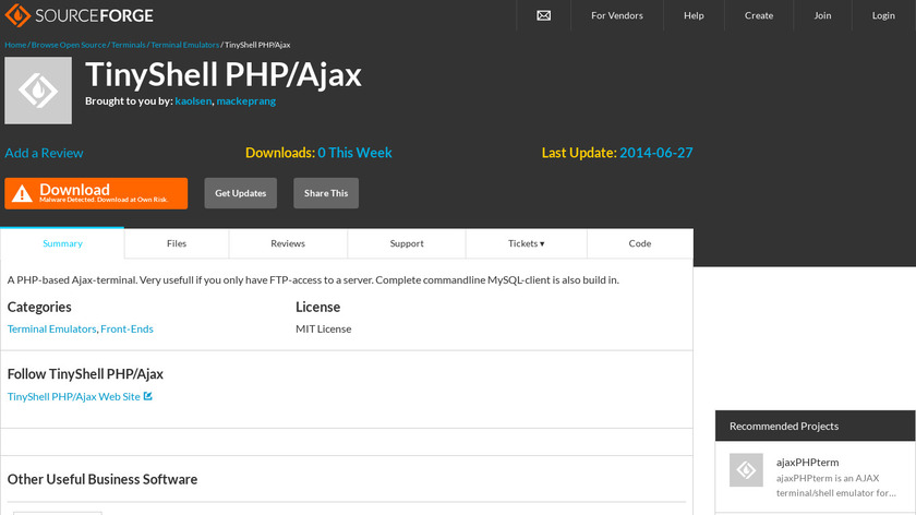 TinyShell Landing Page