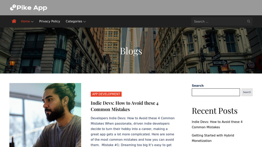 Pike Landing Page