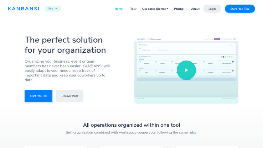 KANBANSI Landing Page