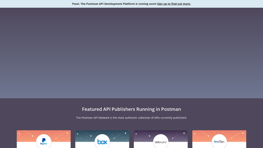 Run in Postman Button Landing Page