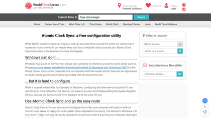 Atomic Clock Sync image
