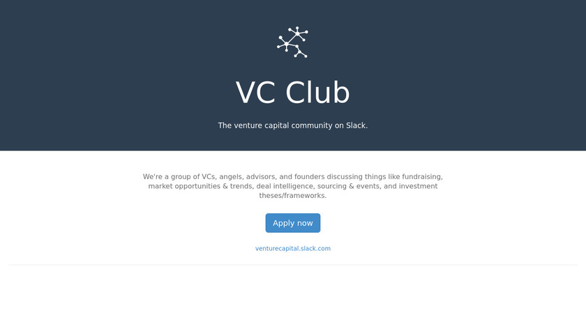 VC Club Landing Page