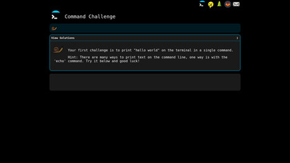Commandline Challenge screenshot