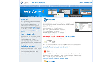 WinGate screenshot