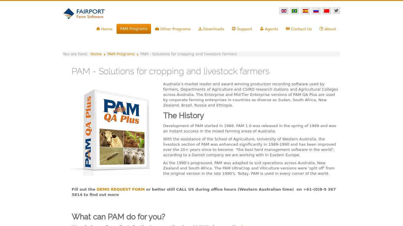 fairport.com.au PAM QA Plus Landing page