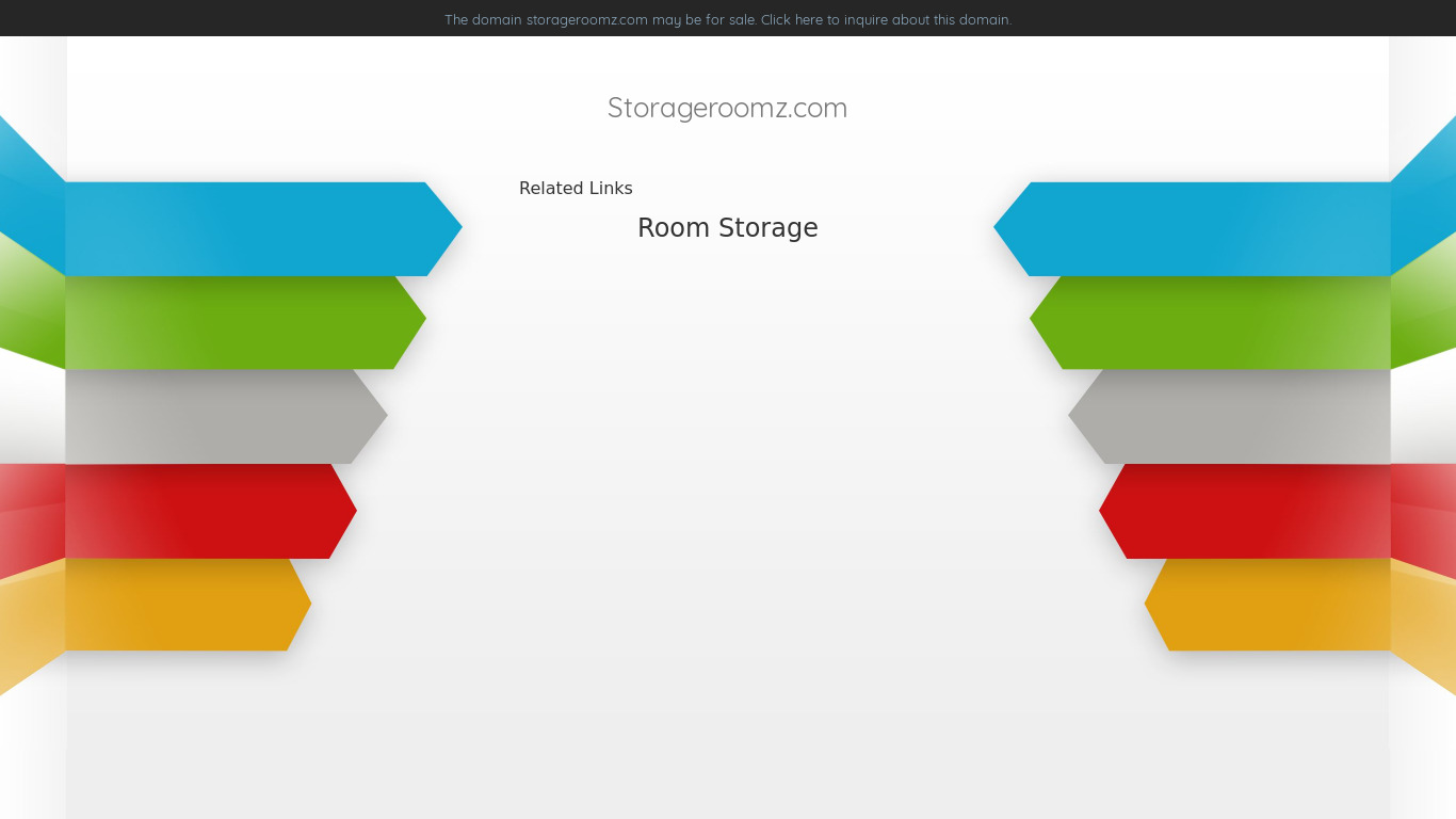 Storageroomz Landing page