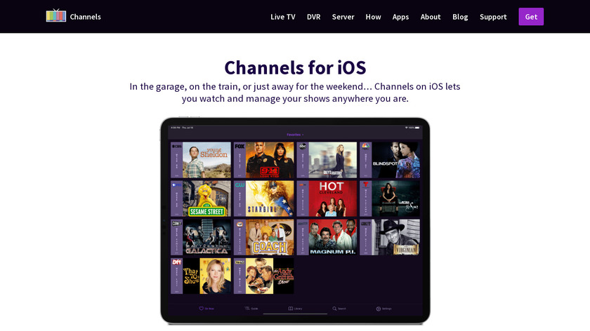 Channels for iOS Landing Page