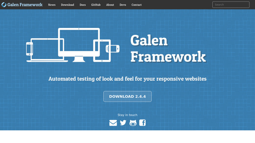 Galen Framework Landing Page