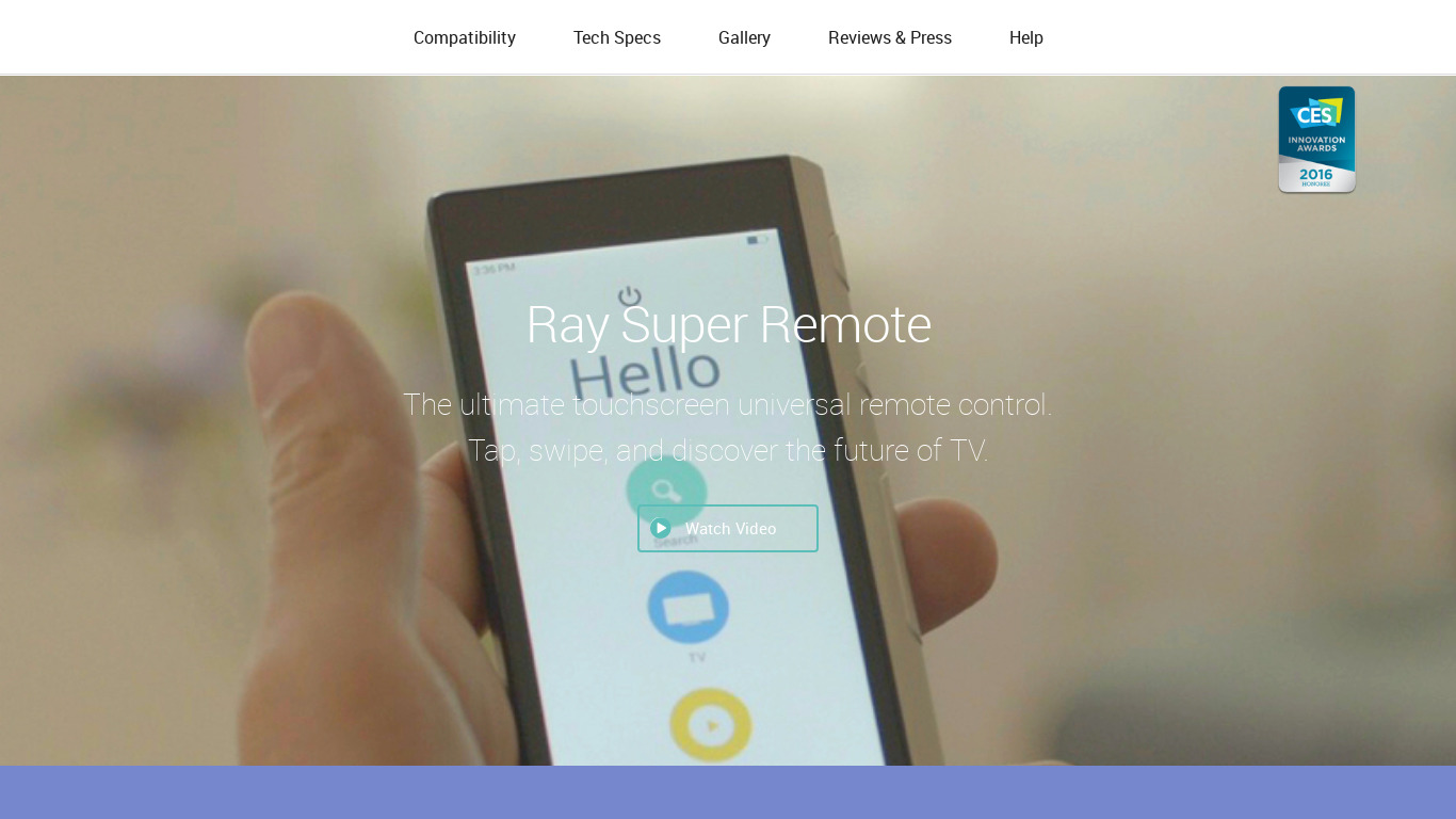 Ray Landing page