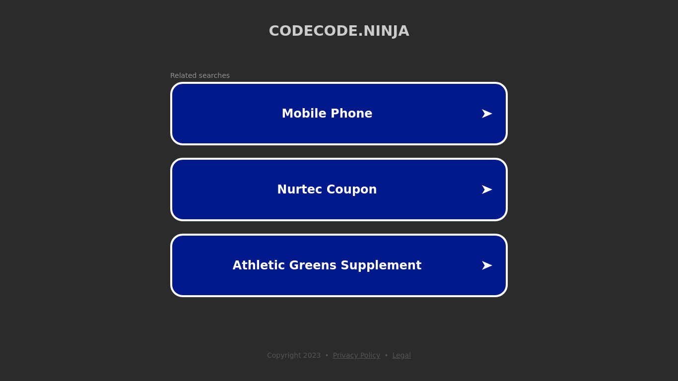 CodeCode Ninja Landing page