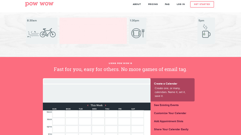 Pow Wow Landing Page