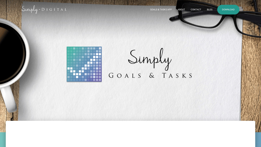 Simply.Digital - Goals & Tasks Landing Page