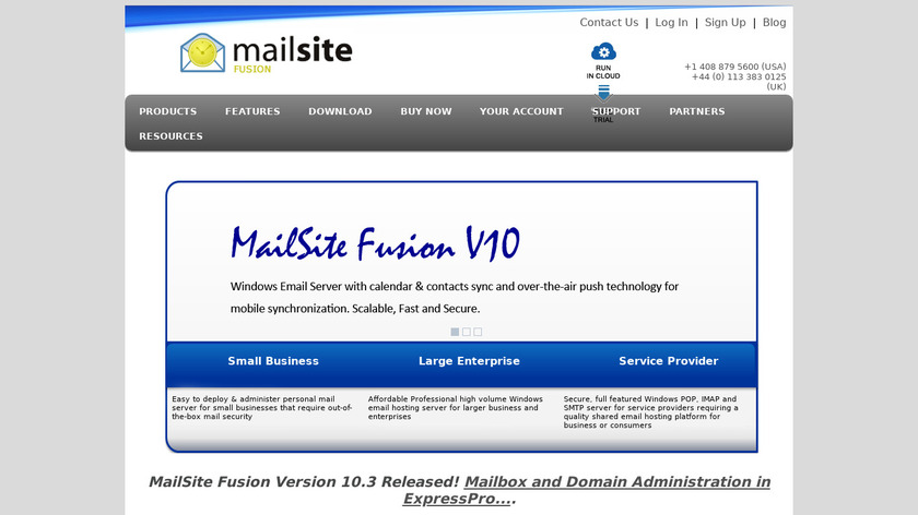 Mailsite Landing Page