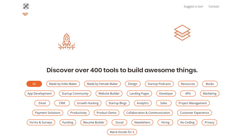 Tools for Makers Landing Page