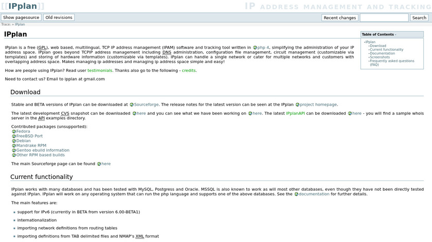ipplan Landing Page