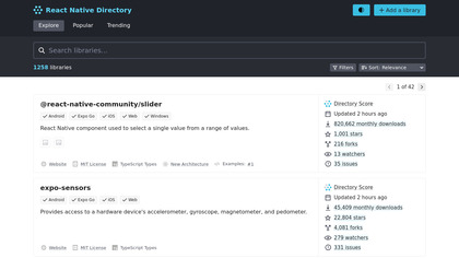 Native Directory screenshot