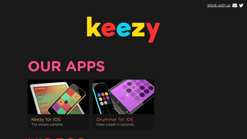 keezy Landing Page